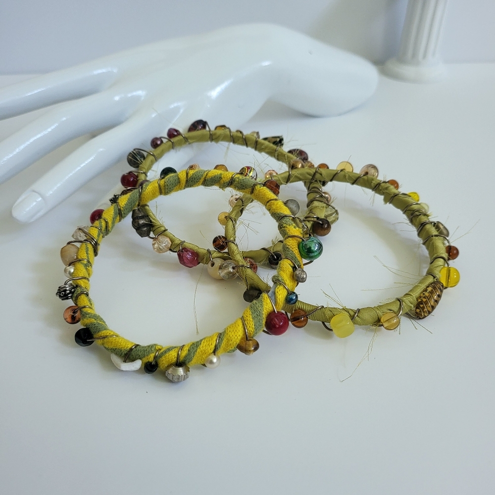 Handcrafted Stack Bracelet Set - Picture 8 of 10